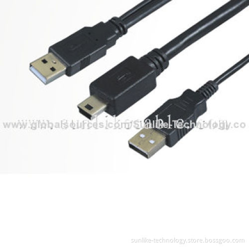 USB2.0 Cable with A Male to B, 28AWG Conductor